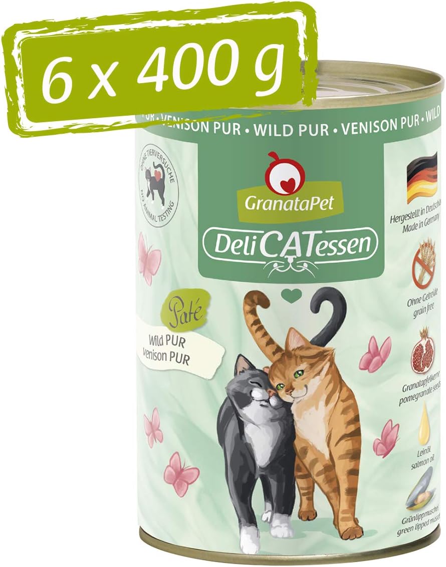 GranataPet DeliCatessen Wild PUR, Nassfutter für Katzen, Futter ohne ...